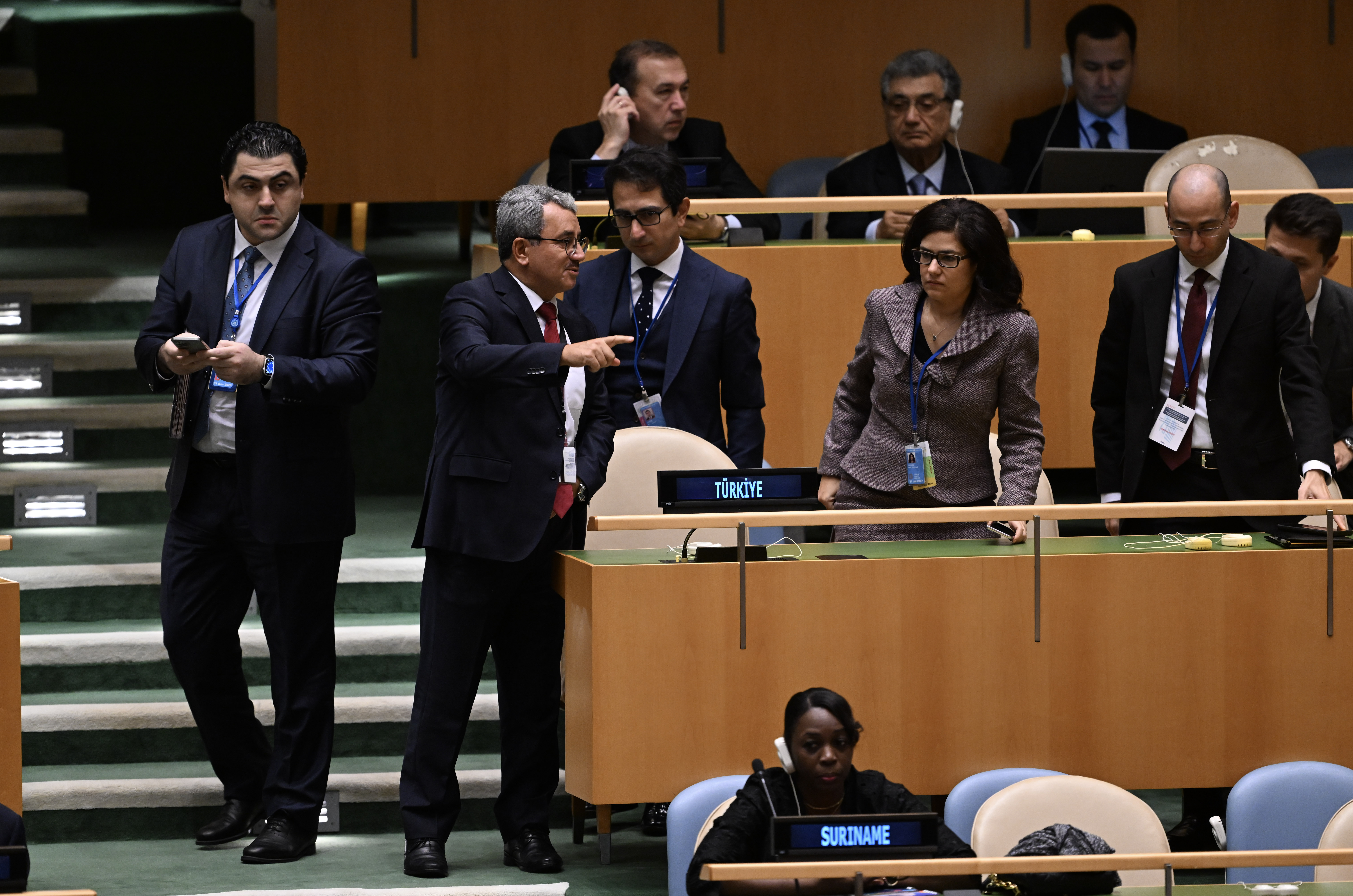 BM'de Netanyahu'ya protesto