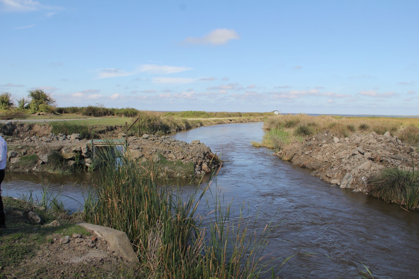 Samsun'un Bafra Ovası'nda vatandaşlardan su baskınları için eylem