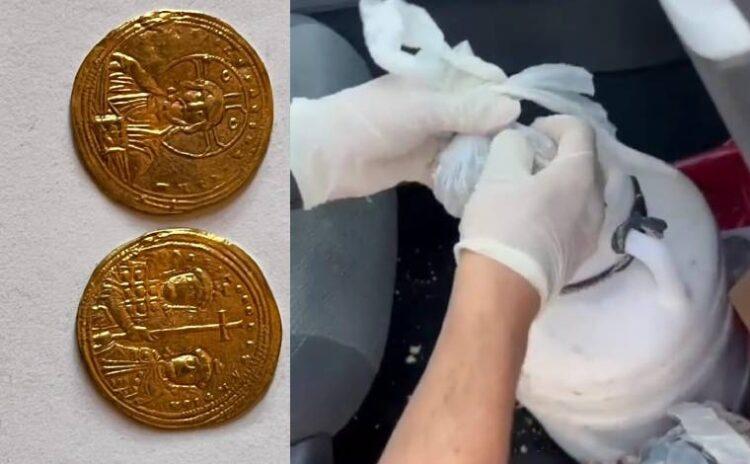 Bidondan peynir değil, 900 sikke altın çıktı! 