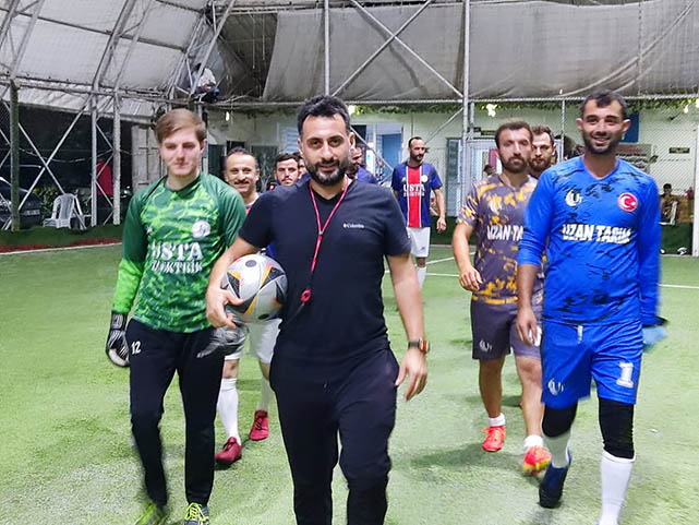 Samsun'da halı sahada VAR sistemi!