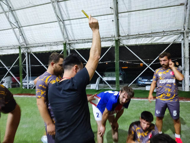 Samsun'da halı sahada VAR sistemi!