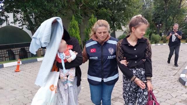 Samsun'da 9 aylık hamile kadın ve eşi, polisin evinde hırsızlık yaptı