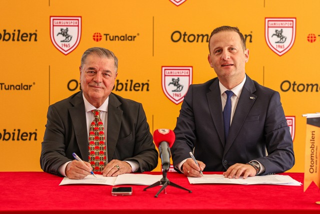 Samsunspor'un yeni şort sponsoru Otomobilen