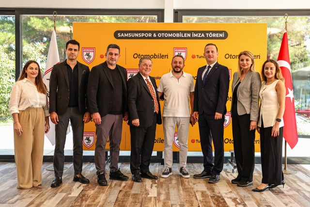 Samsunspor'un yeni şort sponsoru Otomobilen