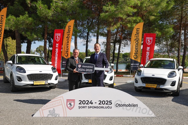 Samsunspor'un yeni şort sponsoru Otomobilen