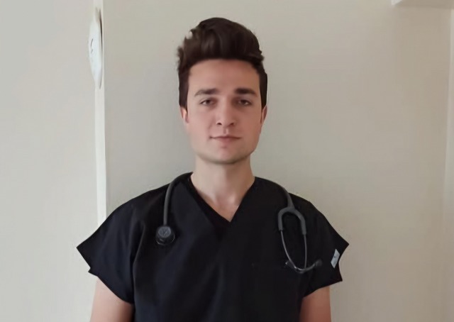 Samsun'da eşiyle tartışan doktor damatlık kıyafetini giyip 6. kattan atladı