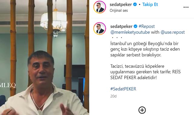 Sedat Peker aylar sonra paylaşım yaptı! Adeta isyan etti