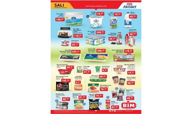 BİM 15 Ekim indirimli ürünler kataloğu yayınladı