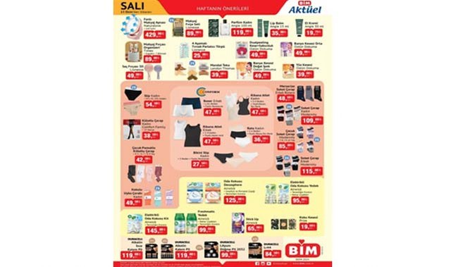 BİM 15 Ekim indirimli ürünler kataloğu yayınladı