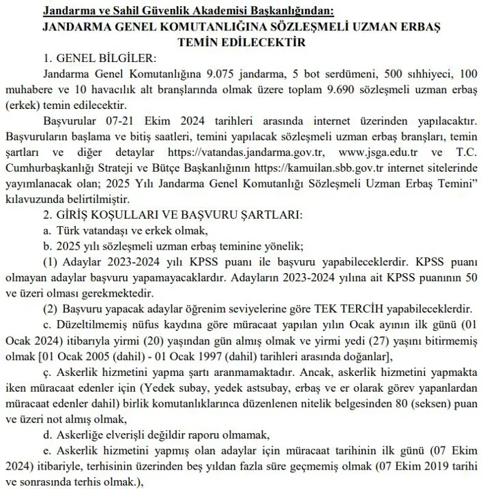 Resmen açıklandı: 50 KPSS puanıyla binlerce personel alınacak