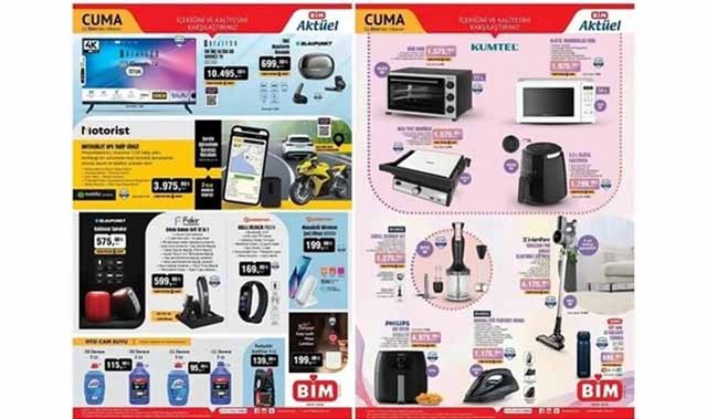 BİM'de indirimli air fryer, mini fırın, blender seti fırsatları