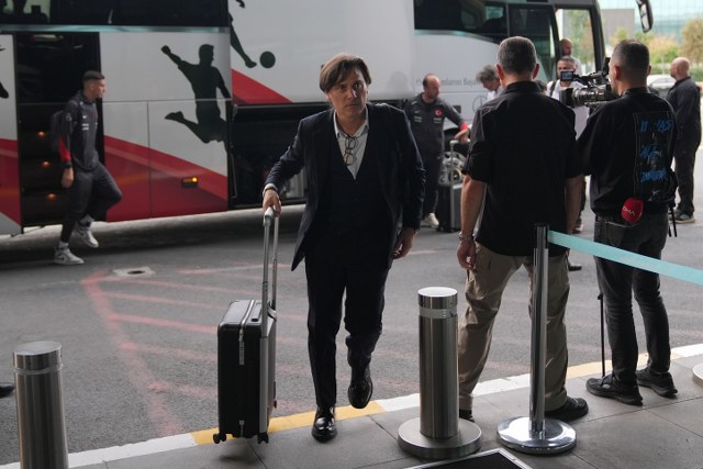 A Milli Futbol Takımı, Karadağ maçı için Samsun'a gitti