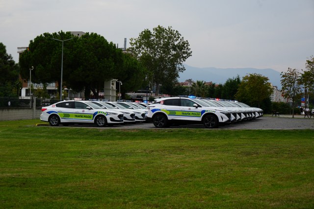 Samsun Emniyet Müdürlüğü'ne yeni araç takviyesi