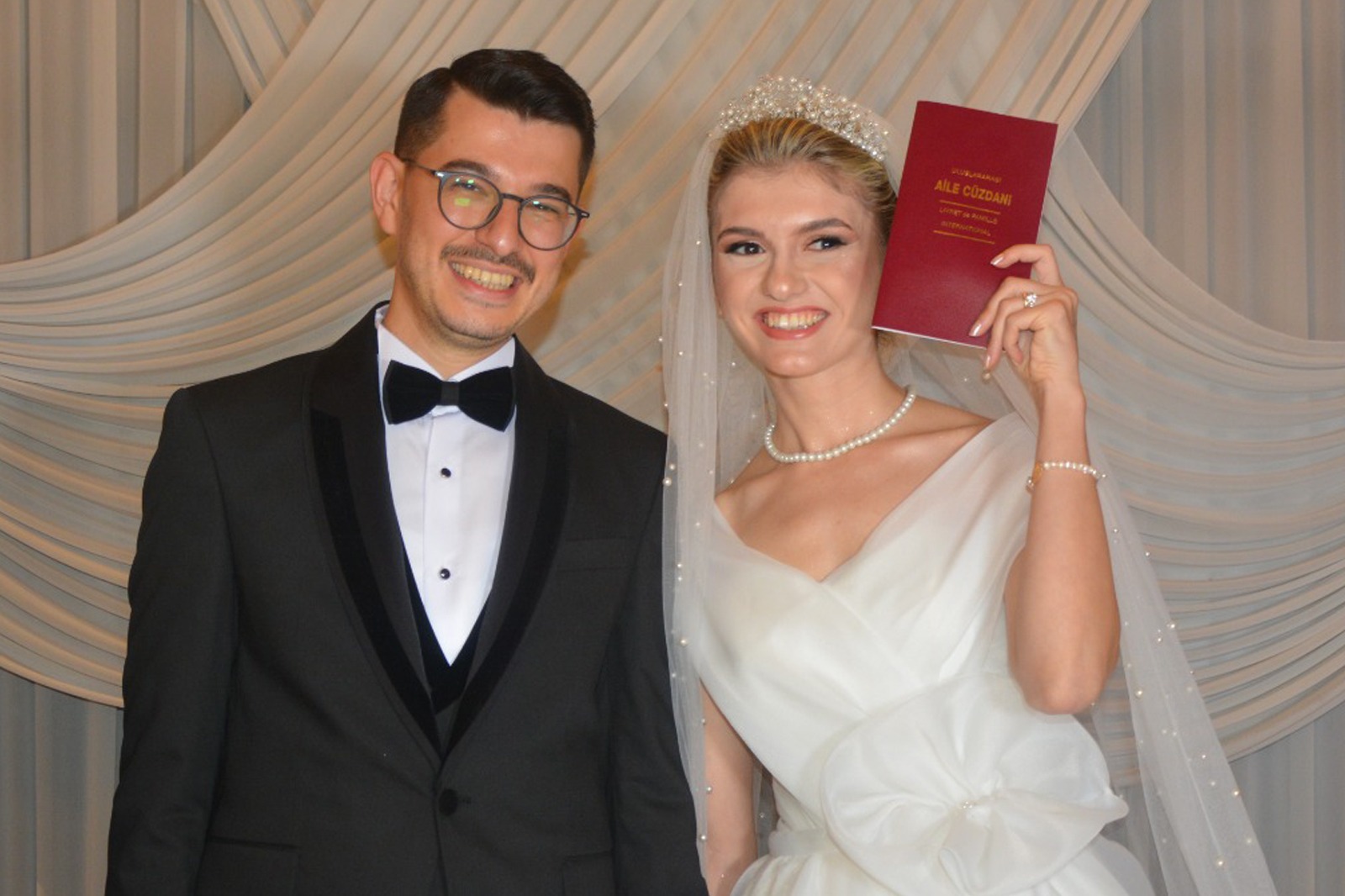 Muhammed Onur Karamuk ve Melahatnur Benek'in görkemli nikah töreni