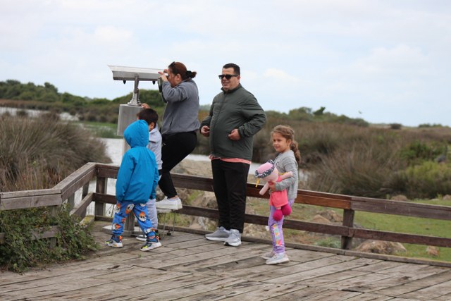 Kızılırmak Deltası Kuş Cenneti ziyaretçilerin ilgi odağı oldu