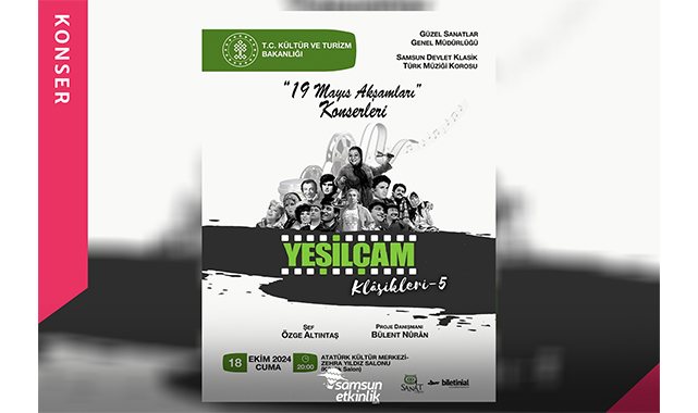 Samsun'da 14-20 Ekim Etkinlikleri