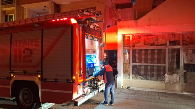 Samsun'un Bafra ilçesinde patlama