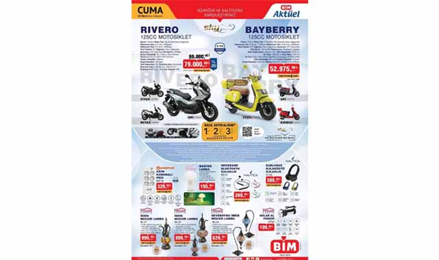 BİM 18 Ekim'de elektronikten spor aletlerine cazip fiyatlar sunuyor