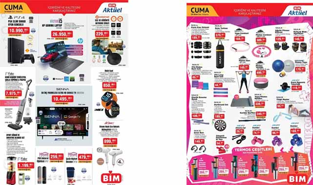 BİM 18 Ekim'de elektronikten spor aletlerine cazip fiyatlar sunuyor