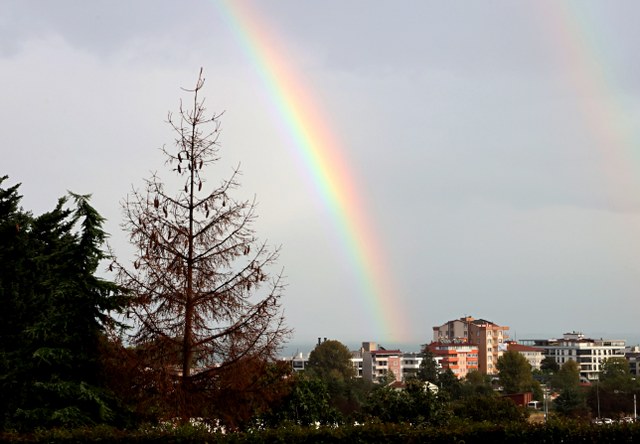 Samsun'da gökkuşağı şöleni