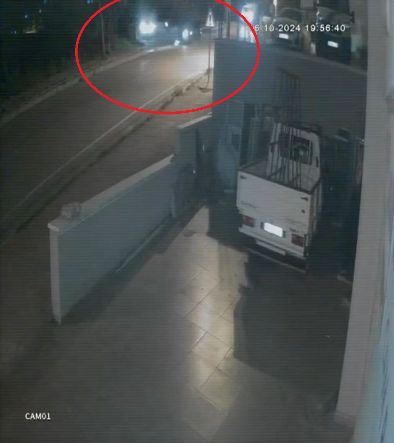 Samsun'da 3 araç çarpıştı, Kaza anı güvenlik kamerasına yansıdı