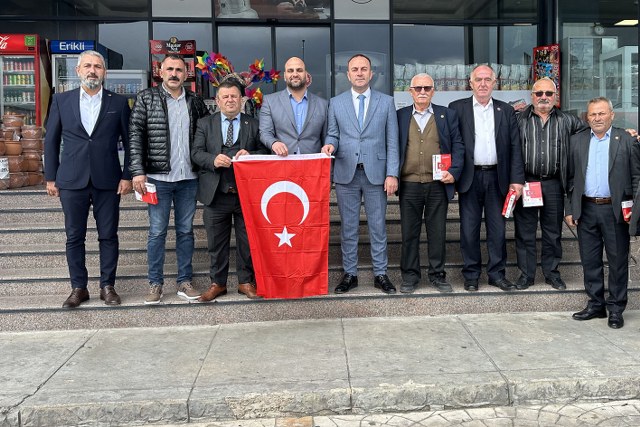 MHP Havza İlçe Başkanı İbrahim Yüksel'den muhtarlarla bir araya geldi