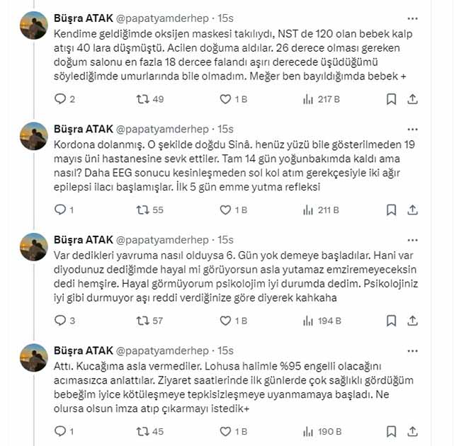 Samsun'da doğum yapan anneden şok eden iddialar!