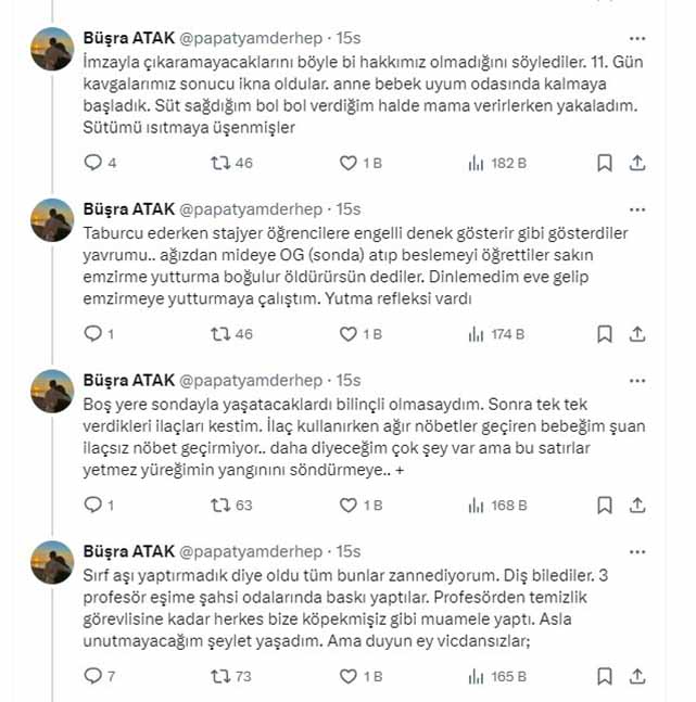 Samsun'da doğum yapan anneden şok eden iddialar!