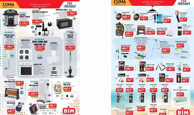 BİM, 25 Ekim aktüel kataloğu yayınlandı! Elektrikli ürünler indirimde