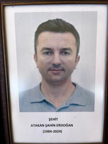 TUSAŞ saldırısında şehit olan  Atakan Şahin Erdoğan  son yolculuğuna uğurlandı