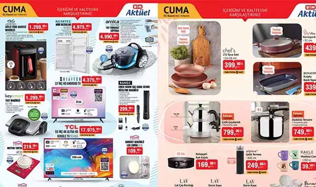 BİM'de kasım ayı indirim şöleni