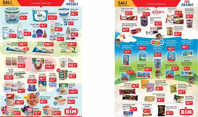 BİM'de kasım ayı indirim şöleni