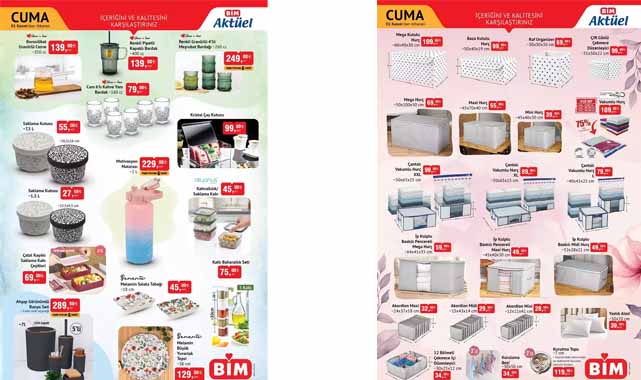 BİM'de kasım ayı indirim şöleni