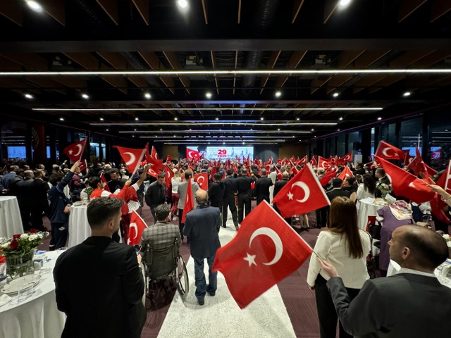 Samsun'da Cumhuriyet'in 101. yılı coşkuyla kutlandı