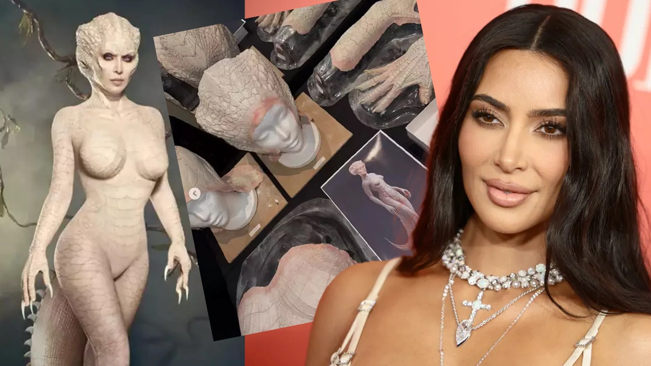 Kim Kardashian’ın gündem olan Cadılar Bayramı kostümü!