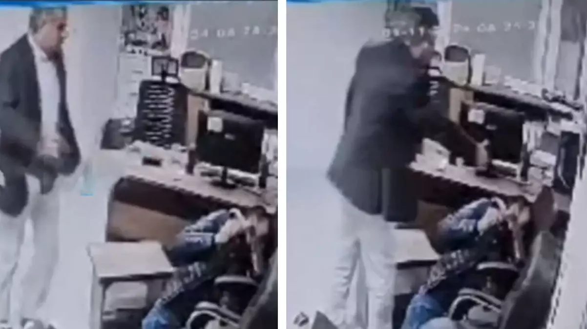 Önce damadını öldürdü sonra intihar etti! Olay saniye saniye kaydedildi