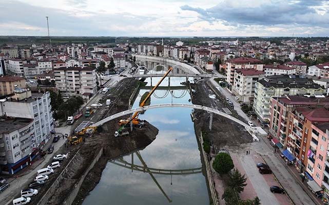 Samsun'da sel ve taşkın riskine karşı dev projeler hızla ilerliyor