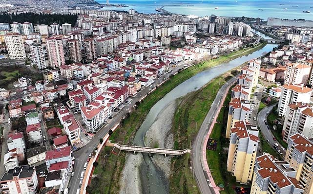 Samsun'da sel ve taşkın riskine karşı dev projeler hızla ilerliyor