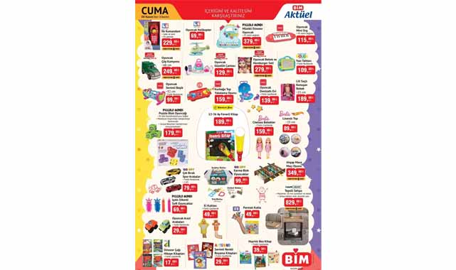 BİM'de 8 Kasım'da elektronikten ev tekstiline indirim fırsatları