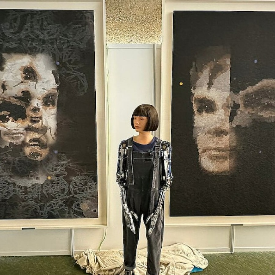 Yapay zeka sanatçı Ai-Da ilk eserini sattı: 45 milyon TL