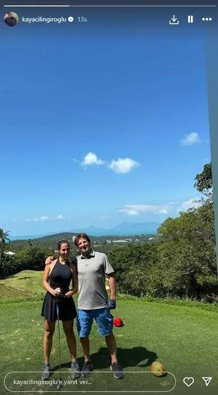 Kaya Çilingiroğlu ve kızı Zehra verdiği poz alkış topladı