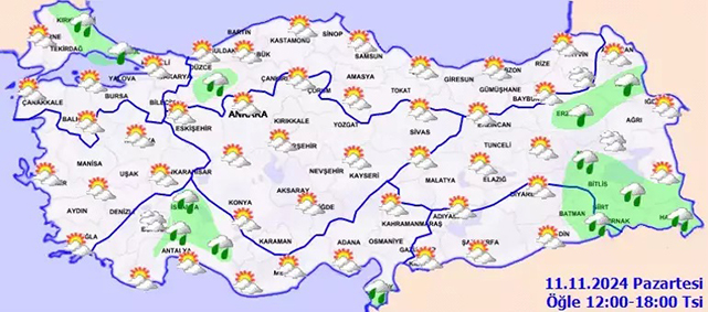 Soğuk hava ve yağışlı dönem başlıyor! Sıcaklıklar düşecek, kar yağışı bekleniyor