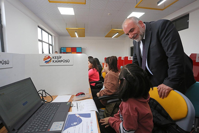 Canik'te ara tatil heyecanı yaşanıyor