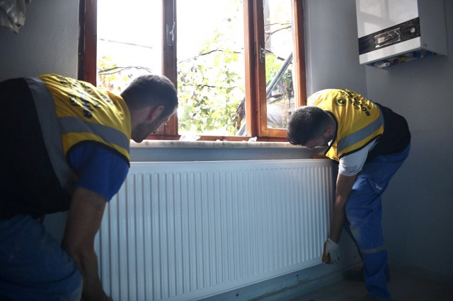 Samsun'da doğal gaz dönüşümü sürüyor