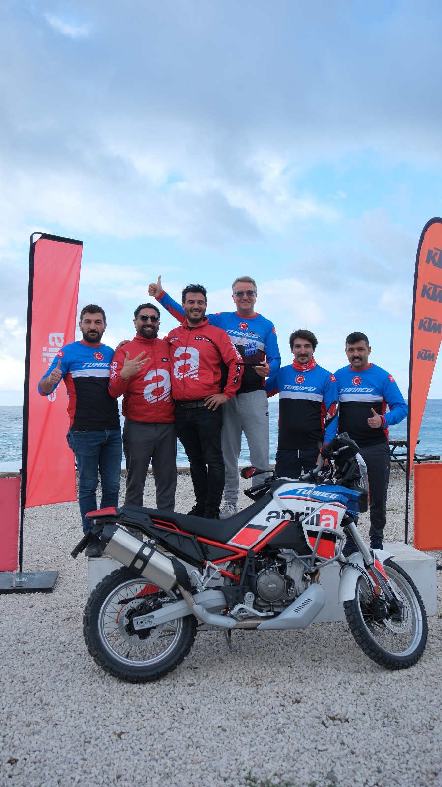 Samsunlu motosiklet pilotları Antalya’da gaz açtı