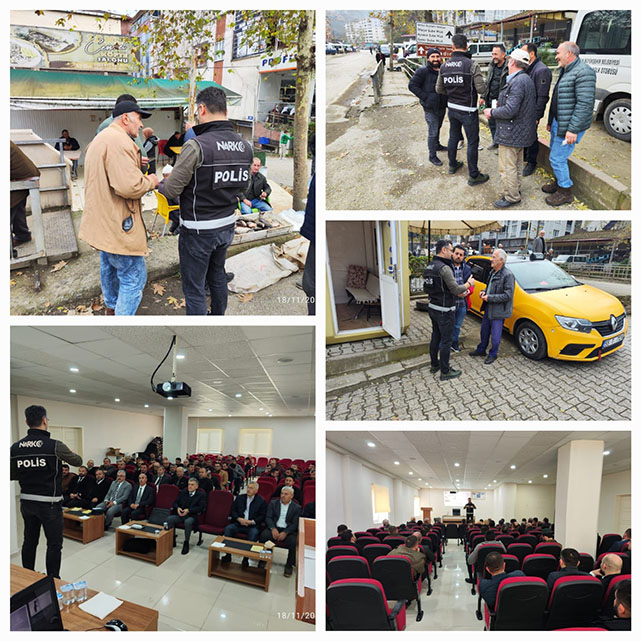 Samsun'da uyuşturucu ile mücadele eğitimi! Bin 720 kişi bilgilendirildi