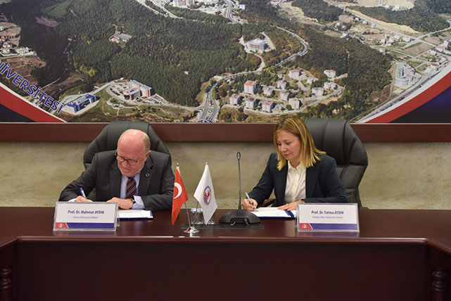 OMÜ ve SAMÜ arasında iş birliği protokolü imzalandı