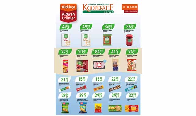 Tarım Kredi Market'ten kaçırılmayacak kasım ayı indirim fırsatları