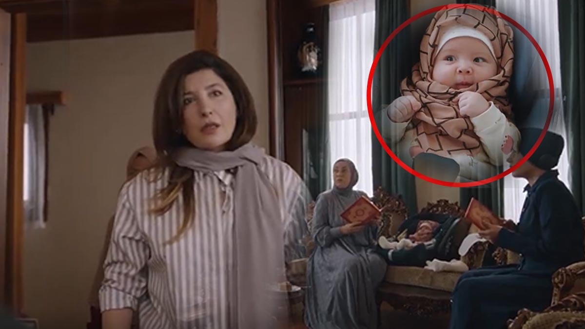 Kızılcık Şerbeti'nde tepki çeken başörtülü bebek sahnesi 