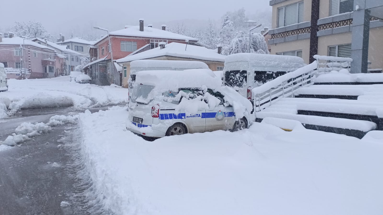 Samsun’a mevsimin ilk karı yağdı!